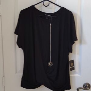 I.N.Studio Women's XL Black Top New